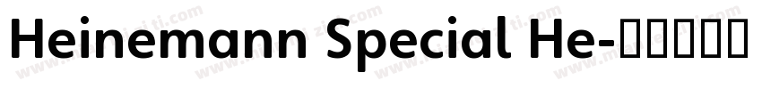 Heinemann Special He字体转换